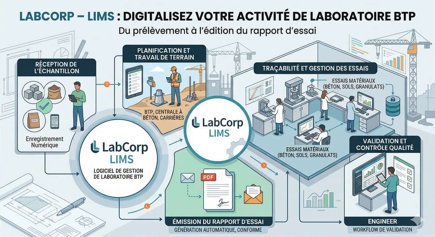LABCORP LIMS - Digitalisez votre activité de laboratoire BTP